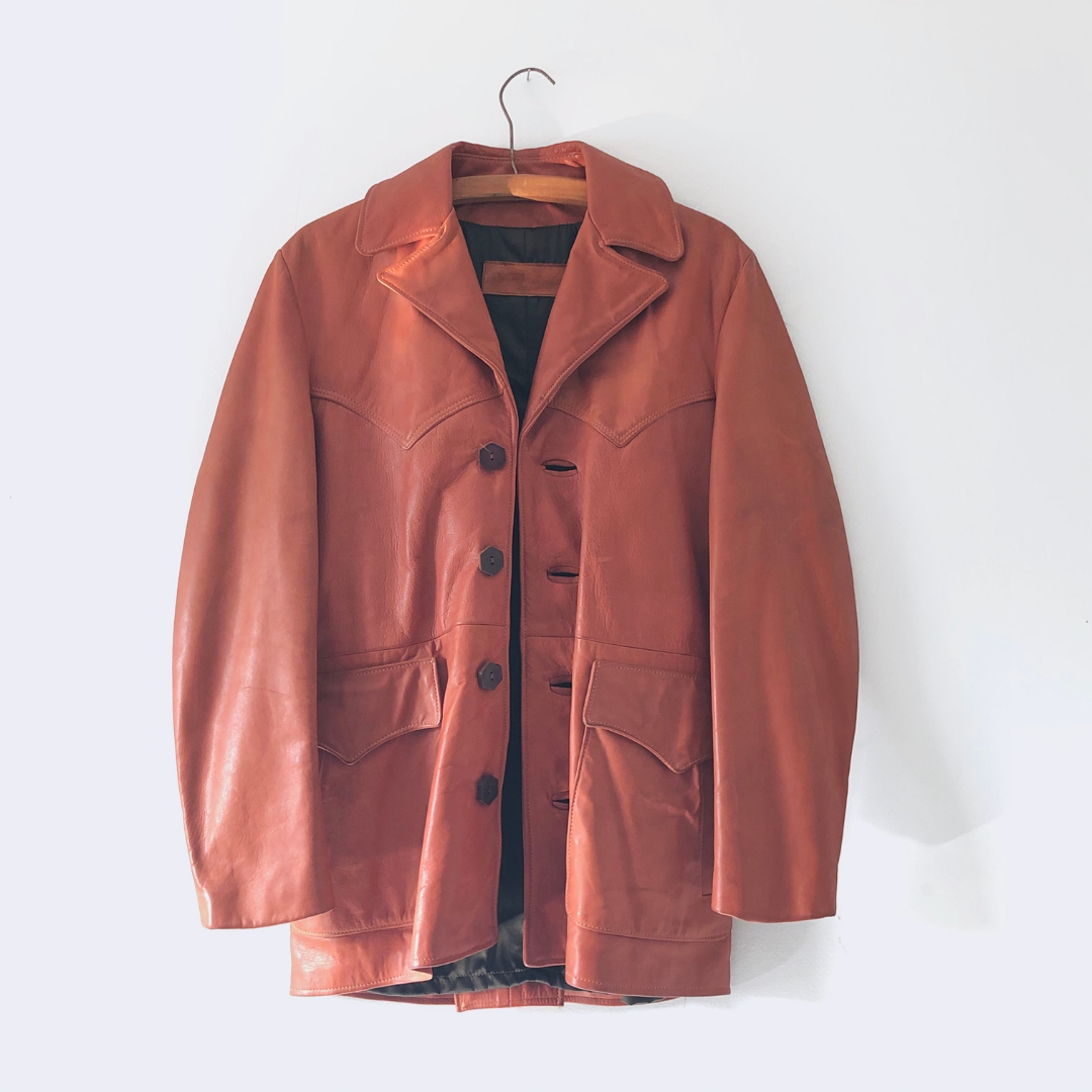 Leather shop jacket 1970s